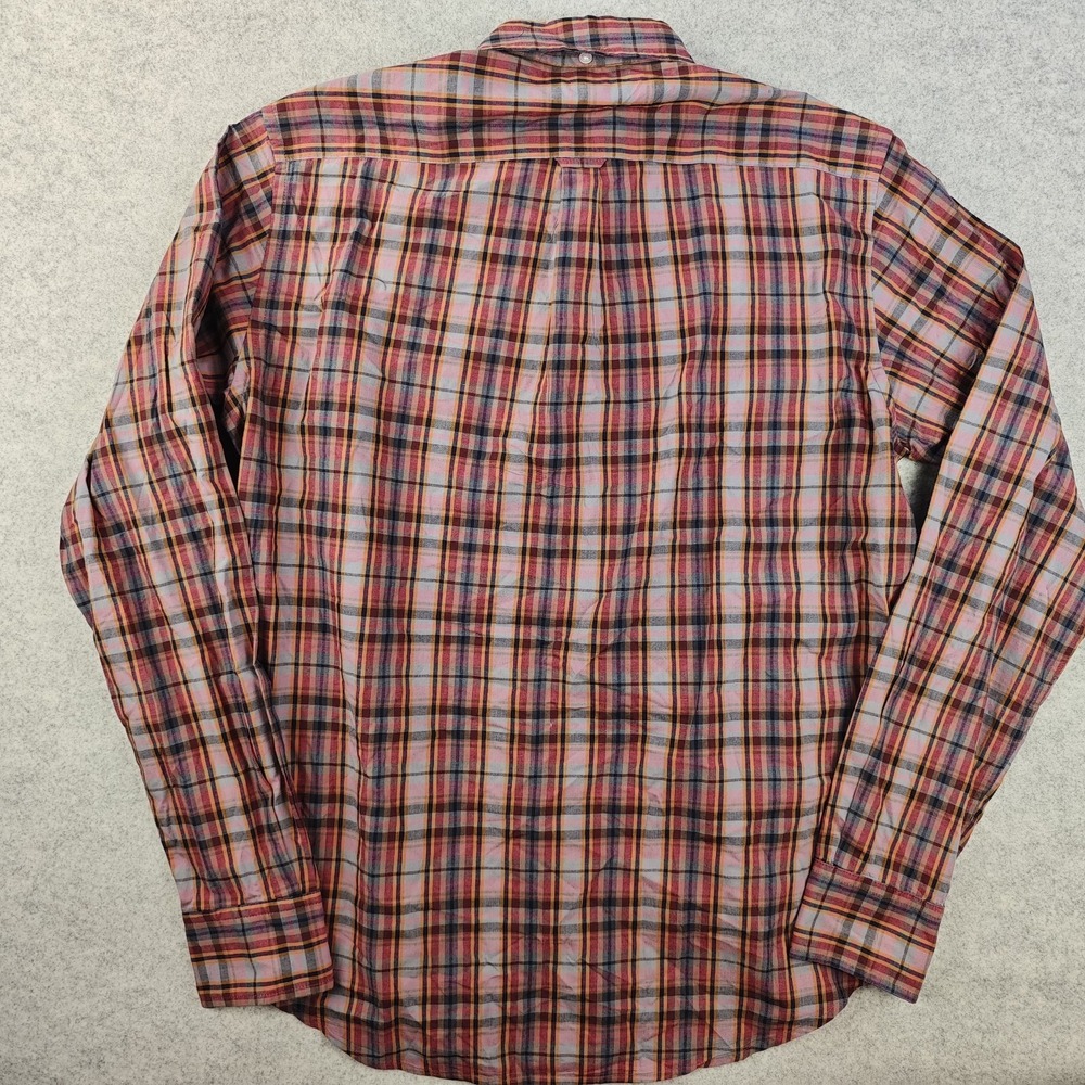 Gustin Shirt Mens Medium Long Sleeve Button Down 100% Cotton USA Lightweight - Picture 7 of 8